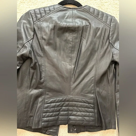 NWT - Vince Black Quilted Leather Jacket - Picture 10 of 10